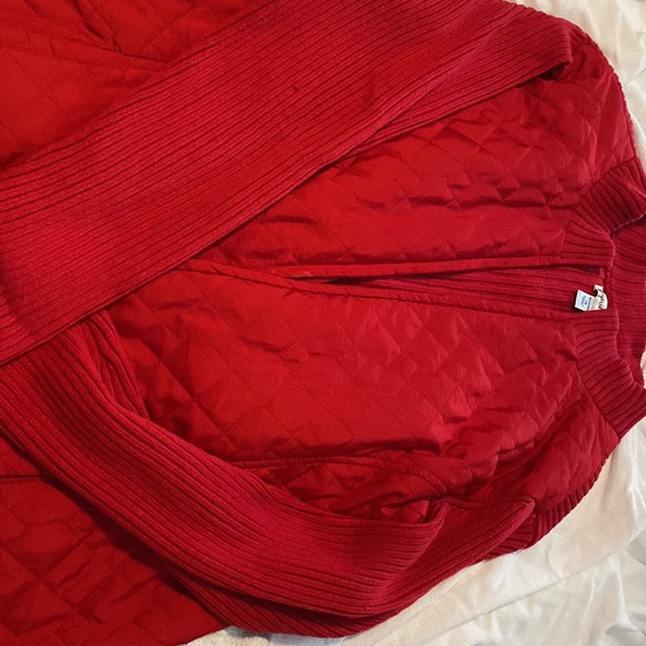 Croft & Barrow quilted sweater jacket - Picture 2 of 2